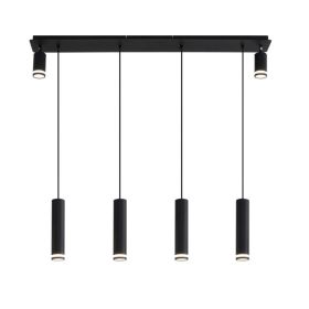 Angelina 6 - Light Matte Black Kitchen Island Pendant No Bulb (Option: BLACK)